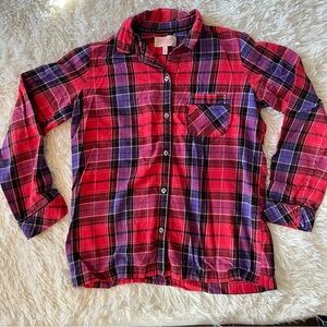 Victoria’s Secret Plaid Flannel Shirt